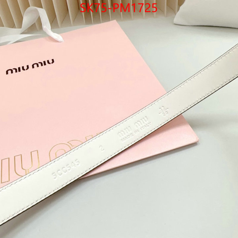 Belts-MIU MIU buy the best high quality replica ID: PM1725 $: 75USD