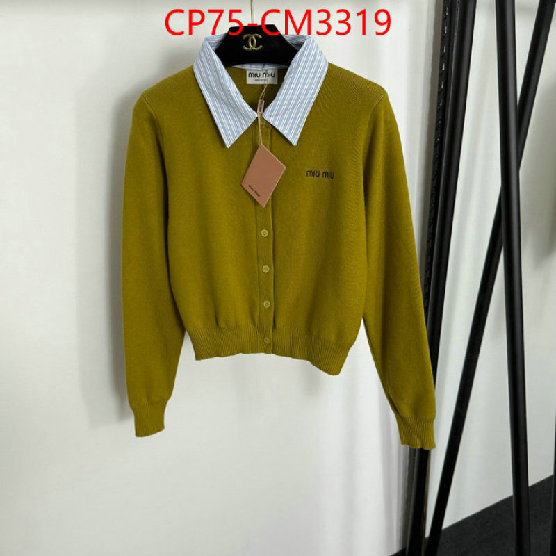 Clothing-MIU MIU counter quality ID: CM3319 $: 75USD