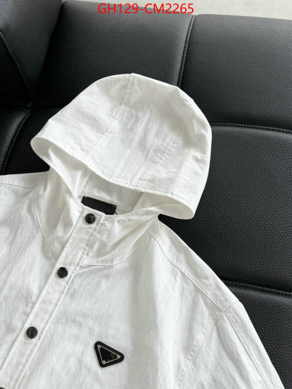 Clothing-Prada designer replica ID: CM2265 $: 129USD
