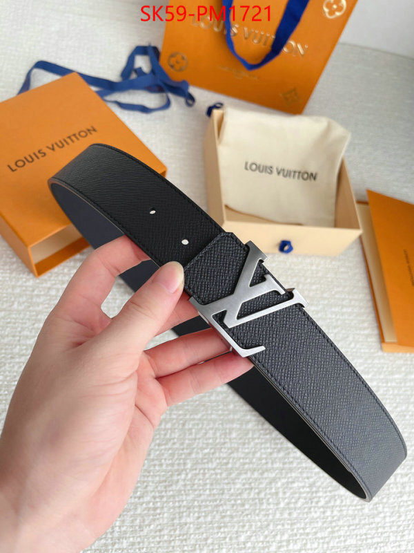 Belts-LV top quality fake ID: PM1721 $: 59USD