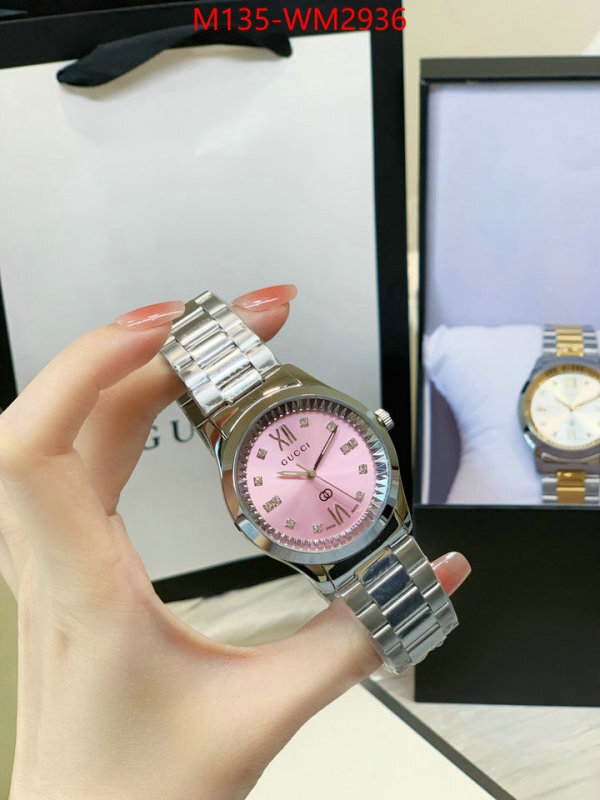 Watch(4A)-Gucci what best replica sellers ID: WM2936 $: 135USD-shoes yupoo Watch(4A)-Gucci what best replica sellers ID: WM2936 $: 135USD