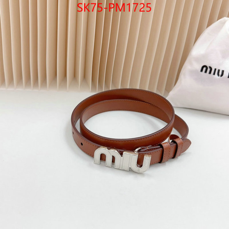 Belts-MIU MIU buy the best high quality replica ID: PM1725 $: 75USD