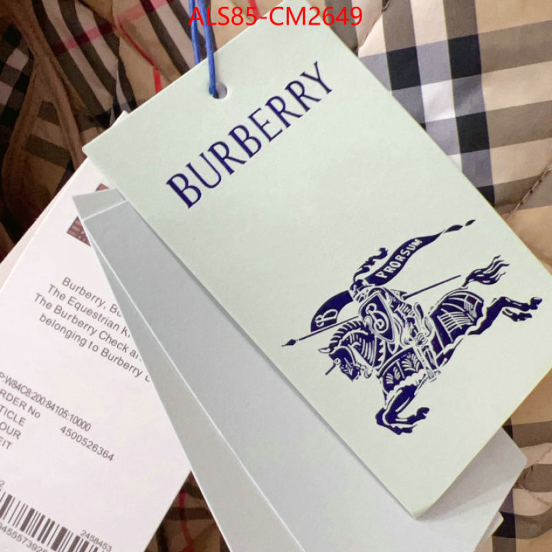 Kids clothing-Burberry knockoff ID: CM2649 $: 85USD