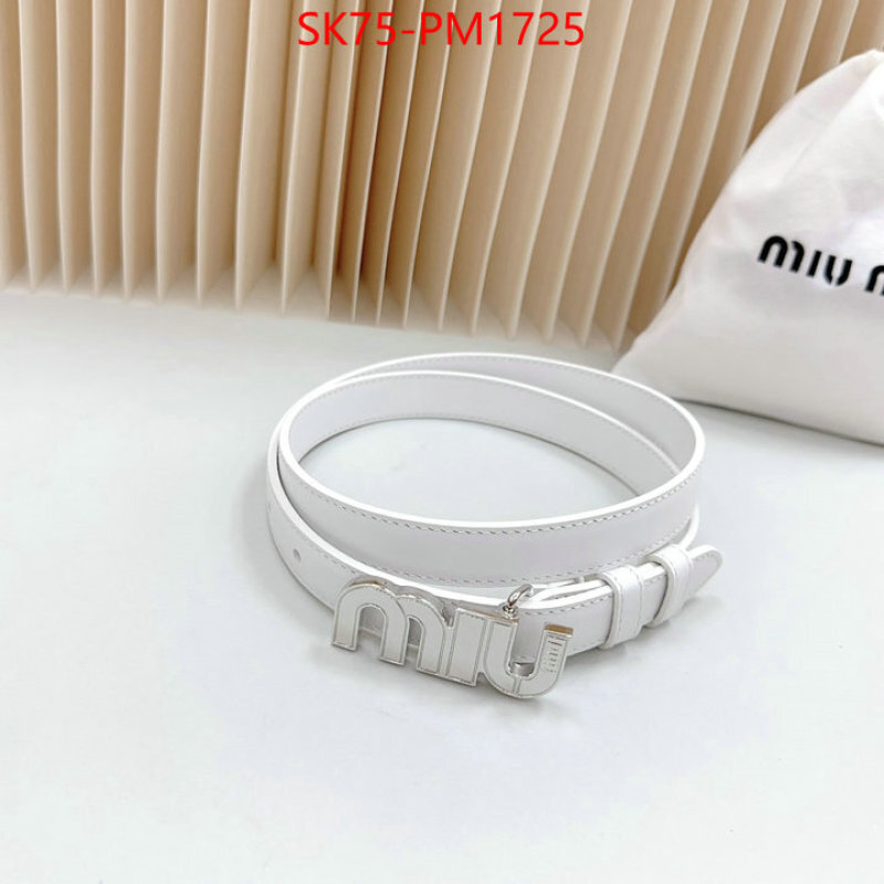 Belts-MIU MIU buy the best high quality replica ID: PM1725 $: 75USD