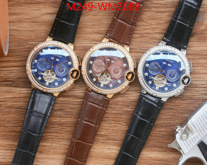 Watch(TOP)-Cartier luxury cheap ID: WM3088 $: 249USD-shoes yupoo Watch(TOP)-Cartier luxury cheap ID: WM3088 $: 249USD