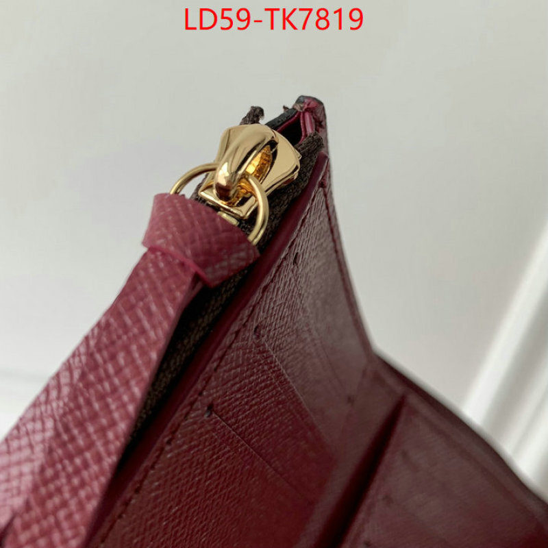 LV Bags(TOP)-Wallet luxury cheap ID: TK7819 $: 59USD,