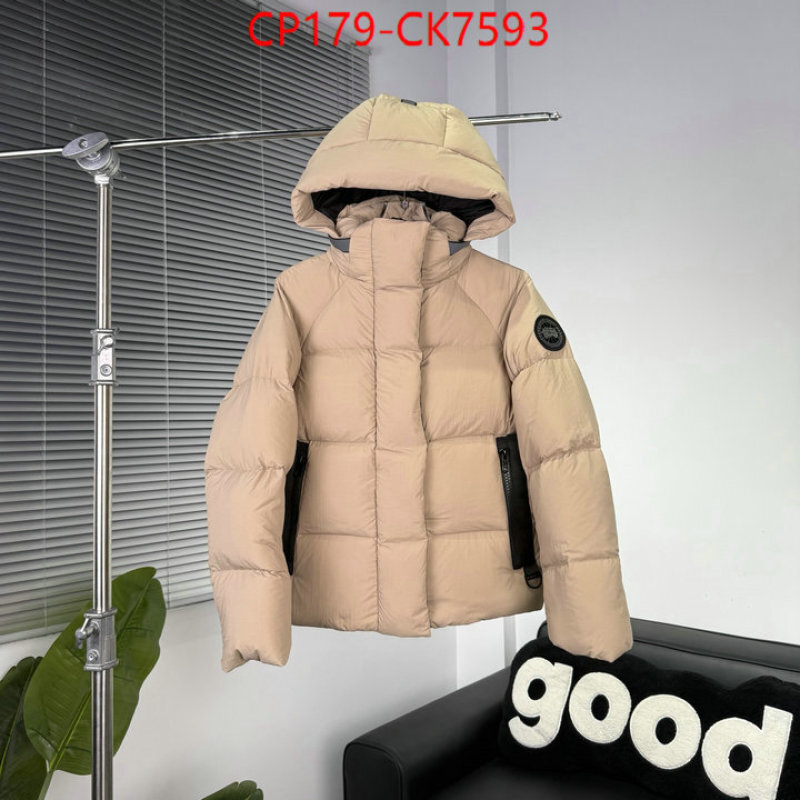 Down jacket Men-Canada Goose perfect ID: CK7593 $: 179USD