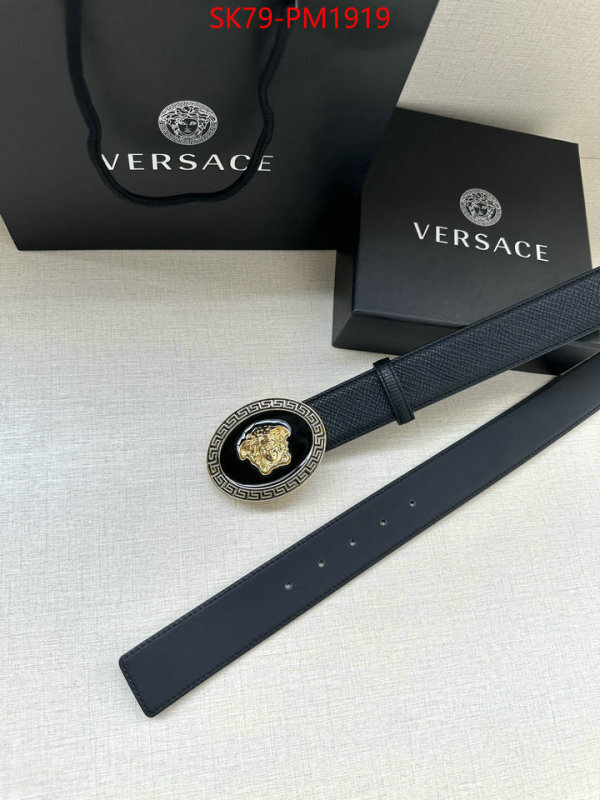 Belts-Versace cheap replica designer ID: PM1919 $: 79USD