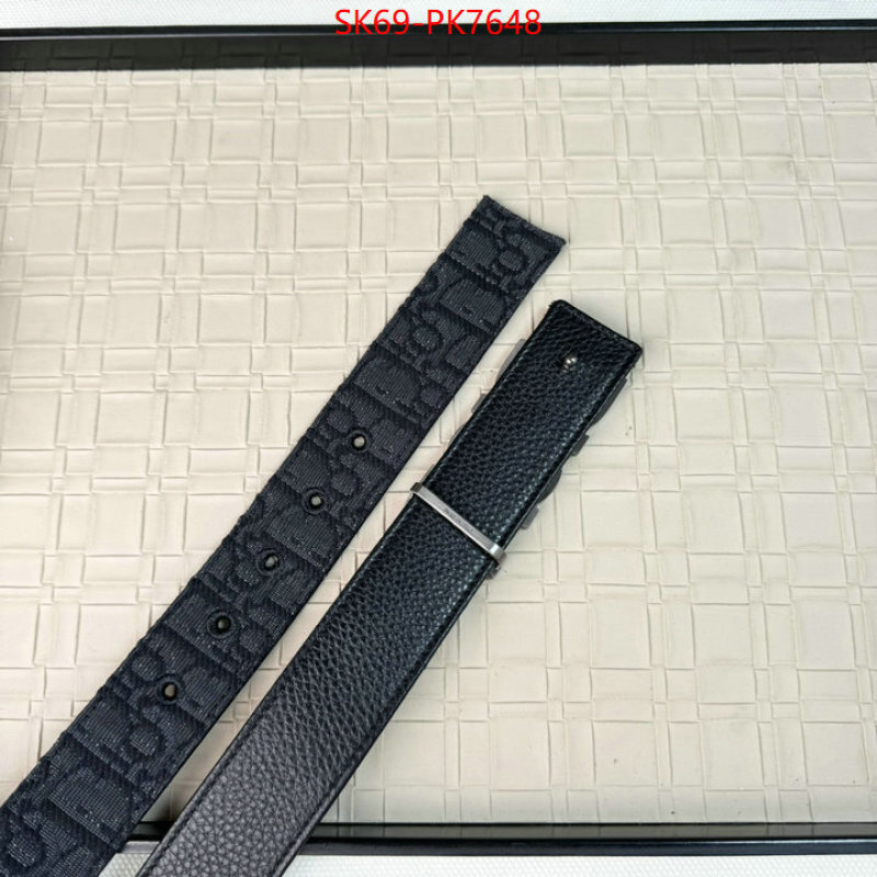 Belts-Dior the best affordable ID: PK7648 $: 69USD