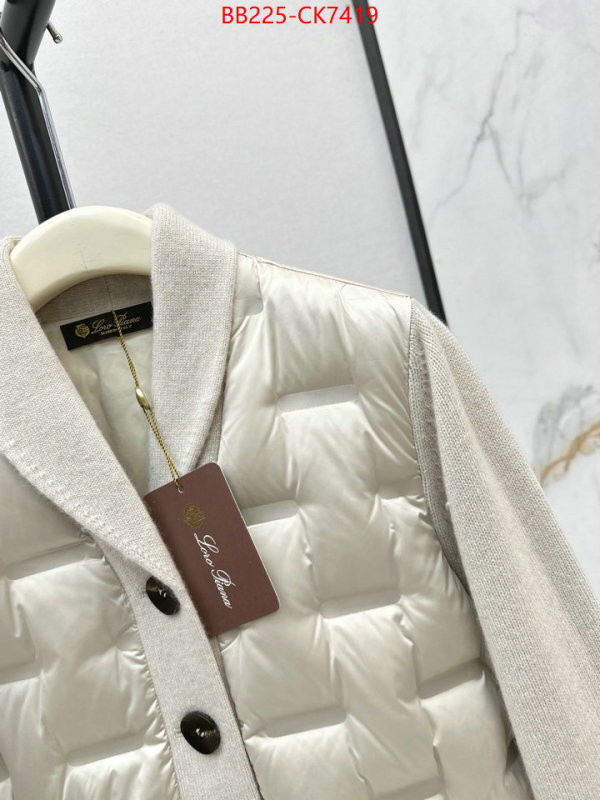 Down jacket Women-Loro Piana best replica new style ID: CK7419 $: 225USD