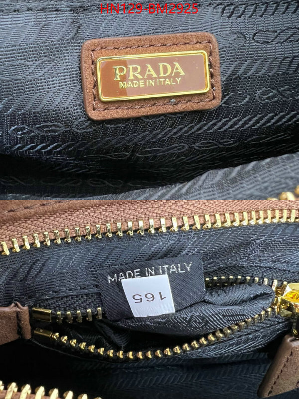 Prada Bags(4A)-Handbag- top quality fake ID: BM2925 $: 129USD,