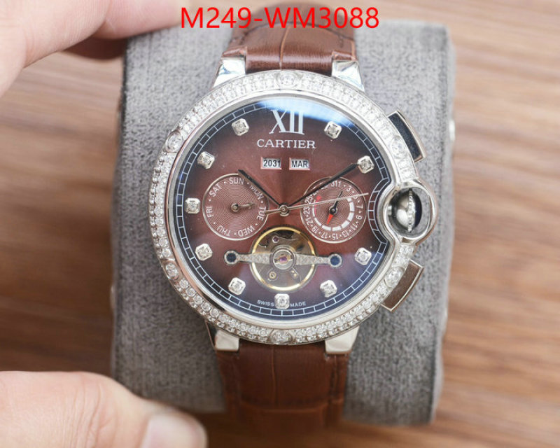 Watch(TOP)-Cartier luxury cheap ID: WM3088 $: 249USD-shoes yupoo Watch(TOP)-Cartier luxury cheap ID: WM3088 $: 249USD