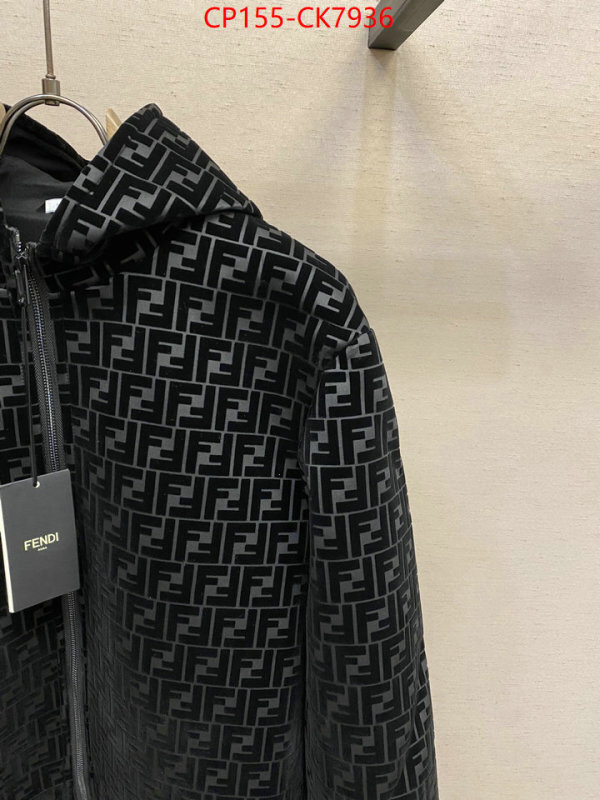 Clothing-Fendi mirror copy luxury ID: CK7936 $: 155USD