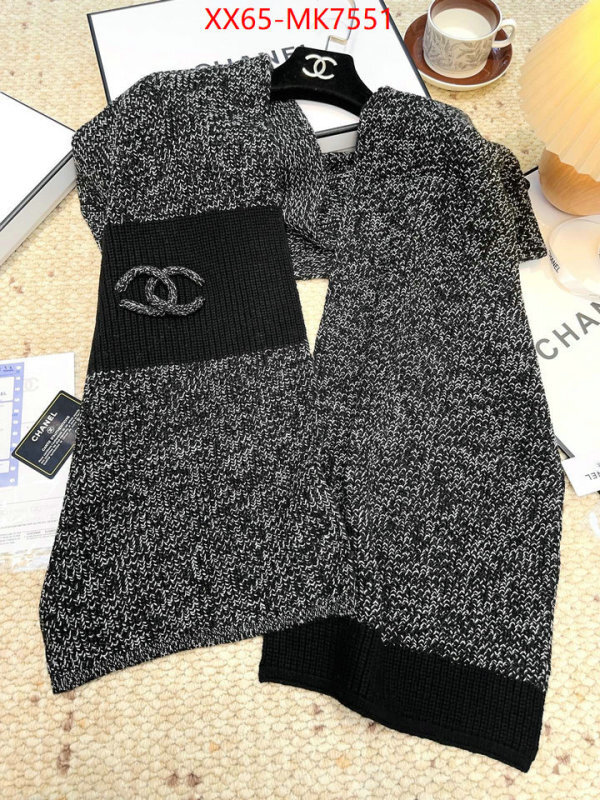 Scarf-Chanel wholesale replica shop ID: MK7551 $: 65USD