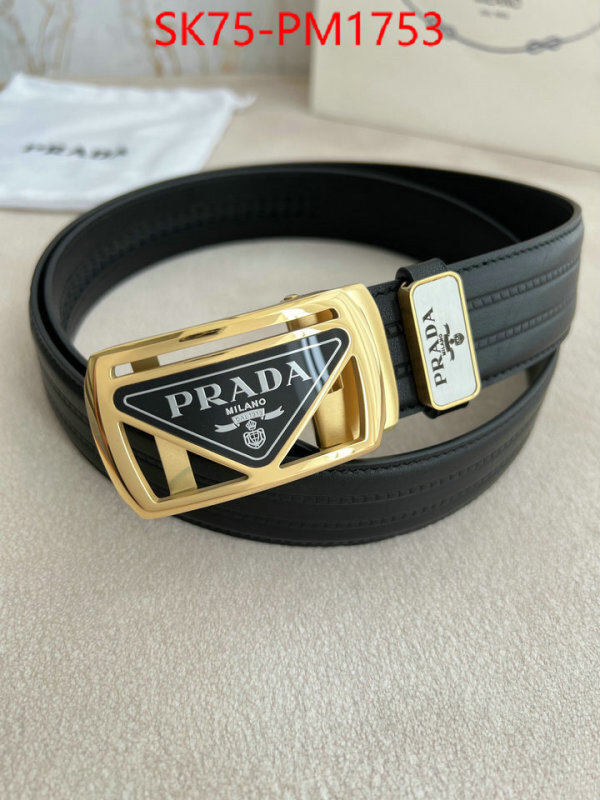 Belts-Prada best quality designer ID: PM1753 $: 75USD