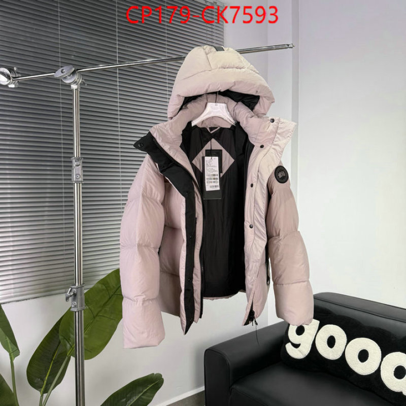Down jacket Men-Canada Goose perfect ID: CK7593 $: 179USD