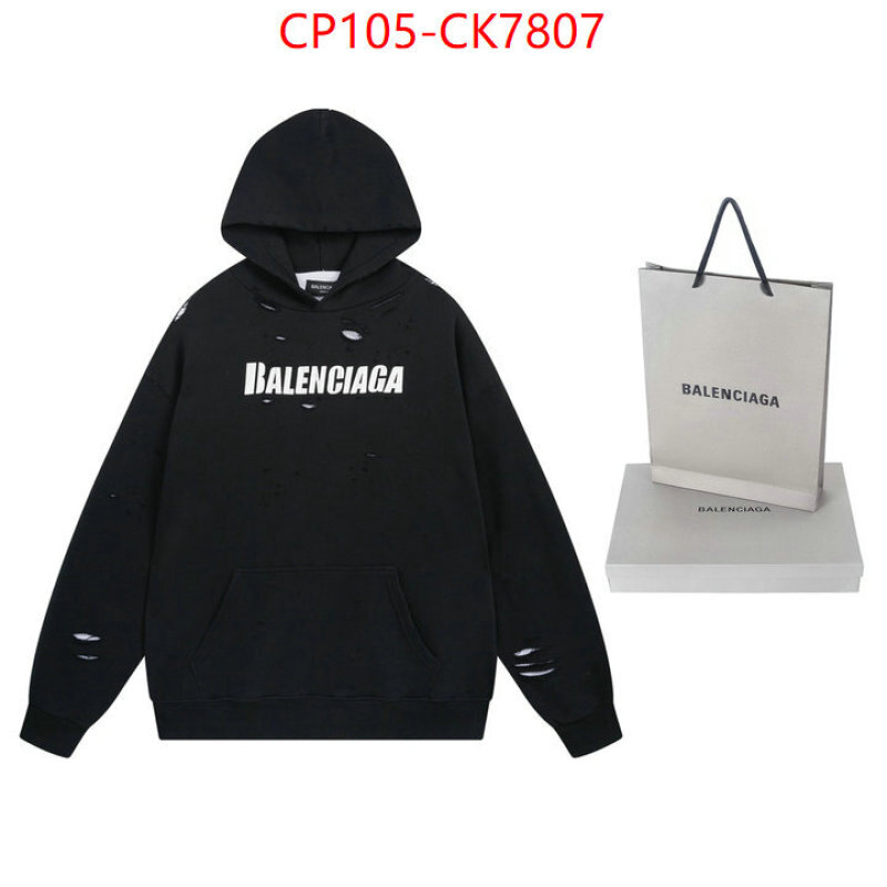Clothing-Balenciaga 1:1 ID: CK7807 $: 105USD