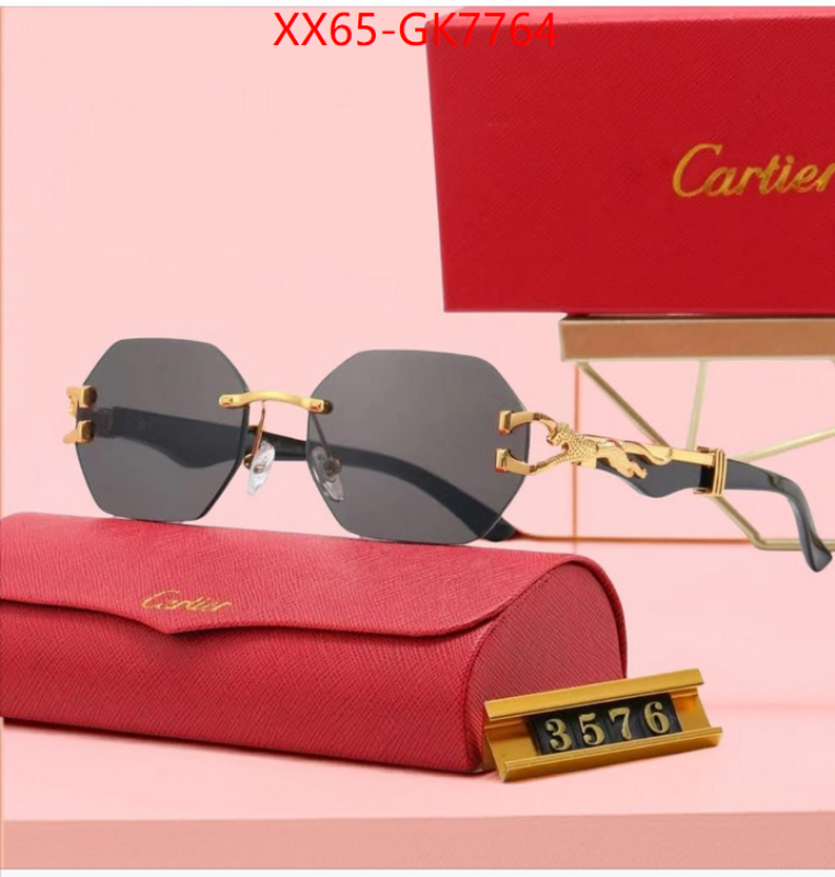 Glasses-Cartier best quality fake ID: GK7764 $: 65USD