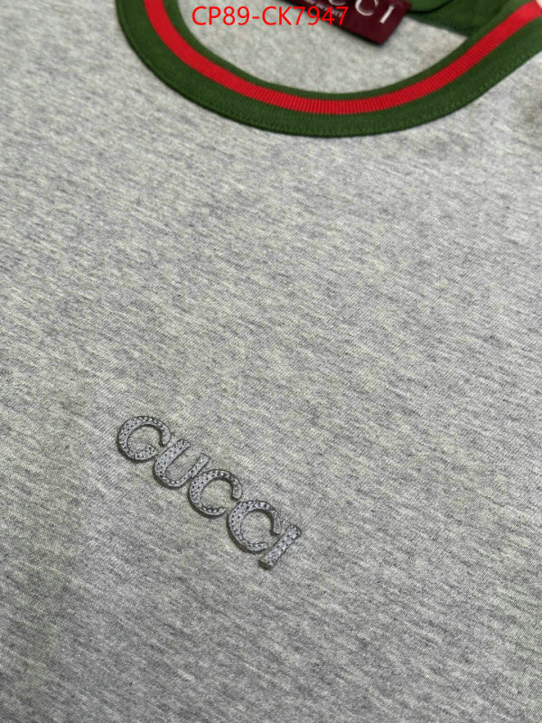 Clothing-Gucci how to find replica shop ID: CK7947 $: 89USD