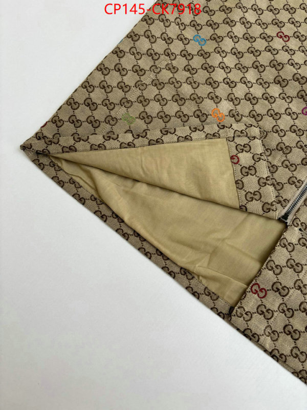 Clothing-Gucci what is a 1:1 replica ID: CK7918 $: 145USD