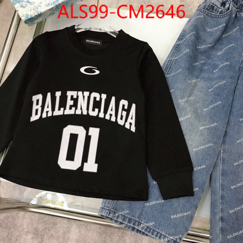 Kids clothing-Balenciaga for sale online ID: CM2646 $: 99USD