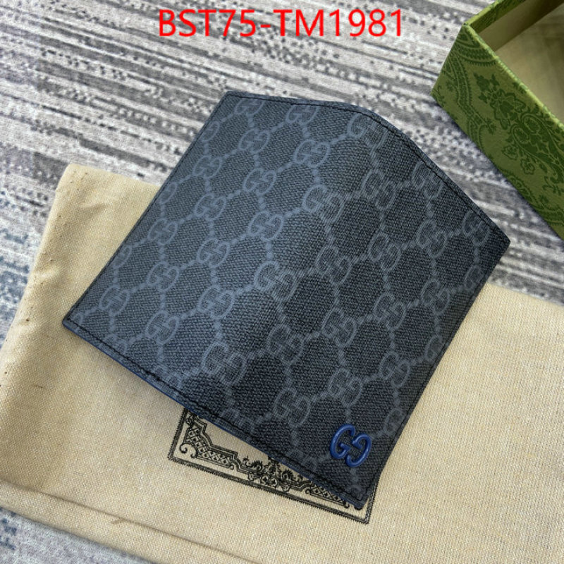 Gucci Bags(TOP)-Wallet- 2024 replica ID: TM1981 $: 75USD,