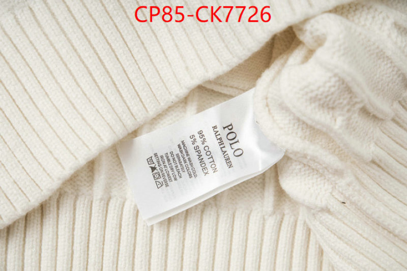 Clothing-Ralph Lauren 1:1 replica wholesale ID: CK7726 $: 85USD