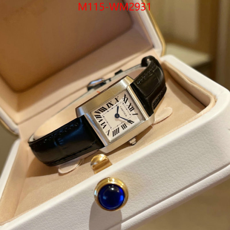 Watch(4A)-Cartier high quality 1:1 replica ID: WM2931 $: 115USD-shoes yupoo Watch(4A)-Cartier high quality 1:1 replica ID: WM2931 $: 115USD