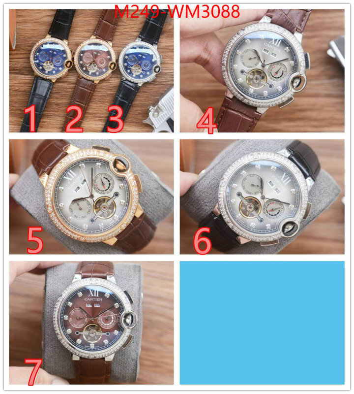 Watch(TOP)-Cartier luxury cheap ID: WM3088 $: 249USD-shoes yupoo Watch(TOP)-Cartier luxury cheap ID: WM3088 $: 249USD