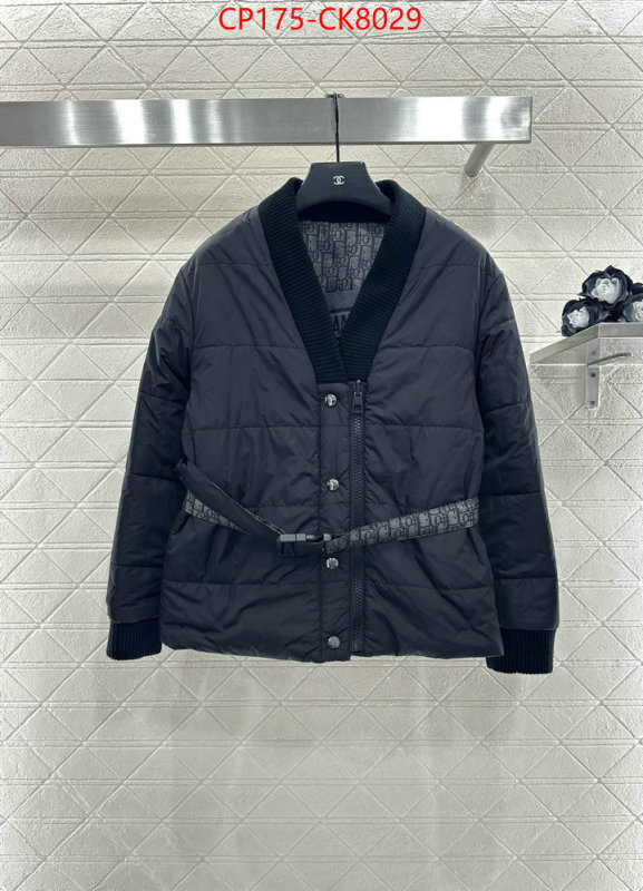 Down jacketMen-Dior knockoff highest quality ID: CK8029 $: 175USD