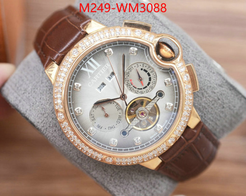 Watch(TOP)-Cartier luxury cheap ID: WM3088 $: 249USD-shoes yupoo Watch(TOP)-Cartier luxury cheap ID: WM3088 $: 249USD