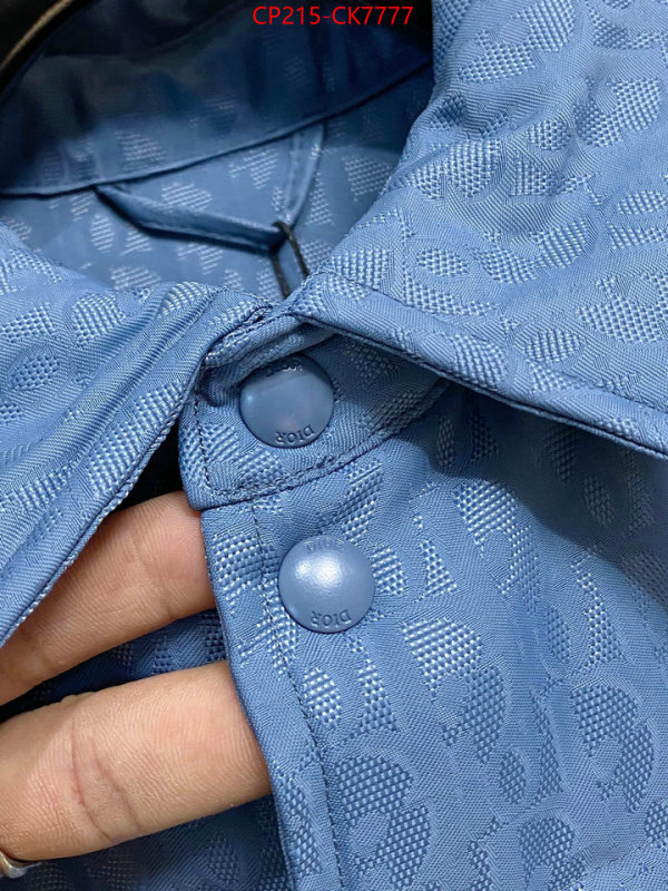 Down jacketMen-Dior buy best quality replica ID: CK7777 $: 215USD