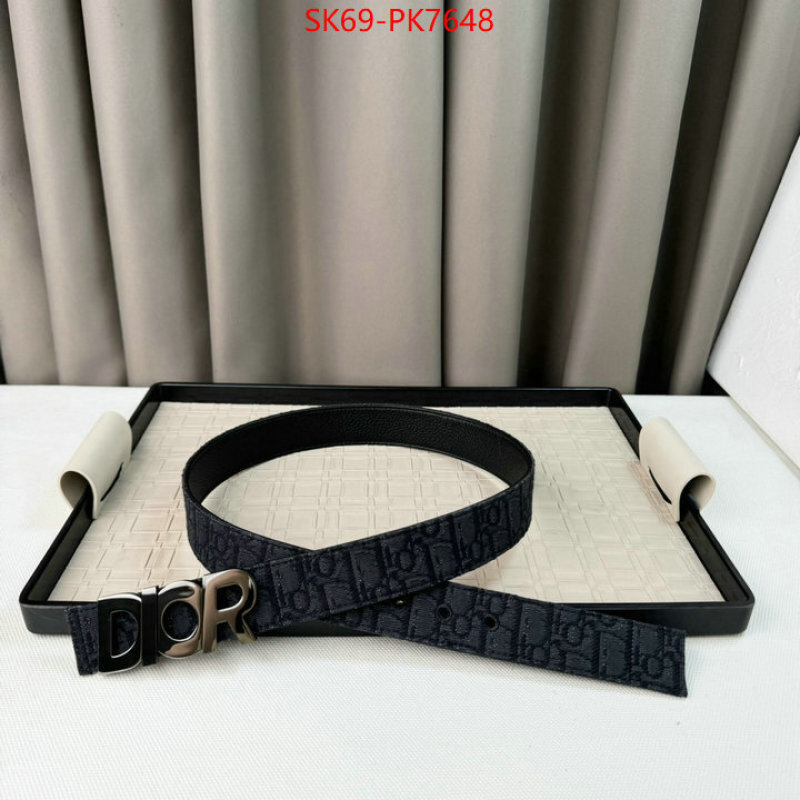 Belts-Dior the best affordable ID: PK7648 $: 69USD