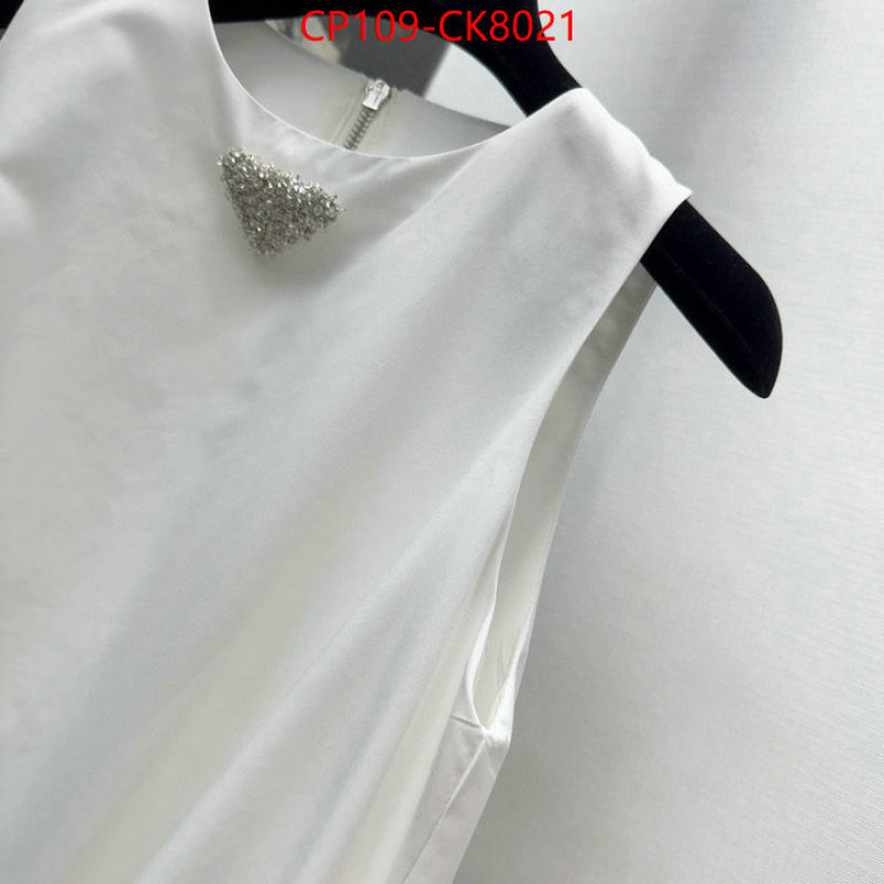 Clothing-Prada top fake designer ID: CK8021 $: 109USD