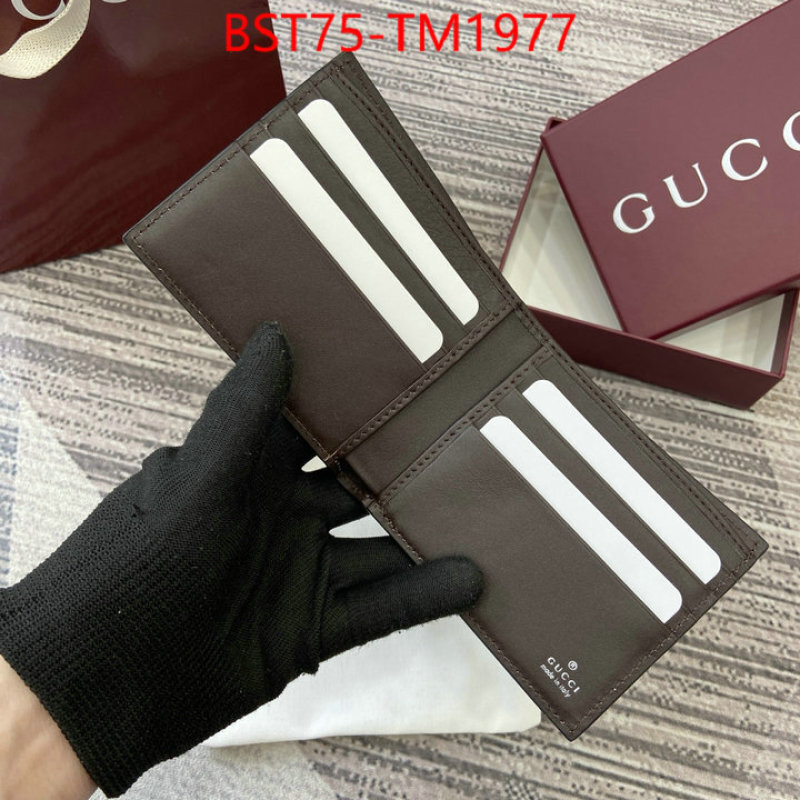 Gucci Bags(TOP)-Wallet- where can i buy ID: TM1977 $: 75USD,