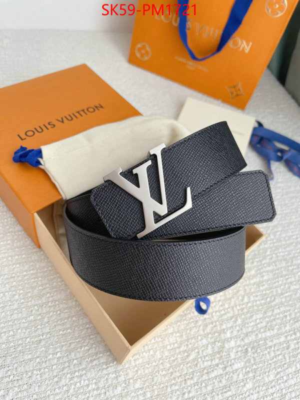 Belts-LV top quality fake ID: PM1721 $: 59USD