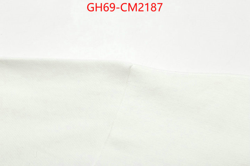 Clothing-Gucci designer 1:1 replica ID: CM2187 $: 69USD