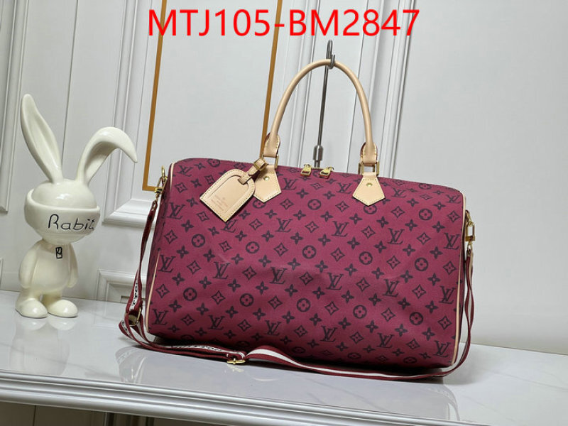 LV Bags(4A)-Keepall BandouliRe 45-50- the best affordable ID: BM2847 $: 105USD,