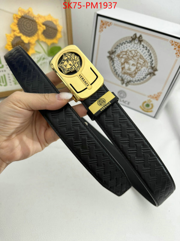 Belts-Versace can you buy knockoff ID: PM1937 $: 75USD