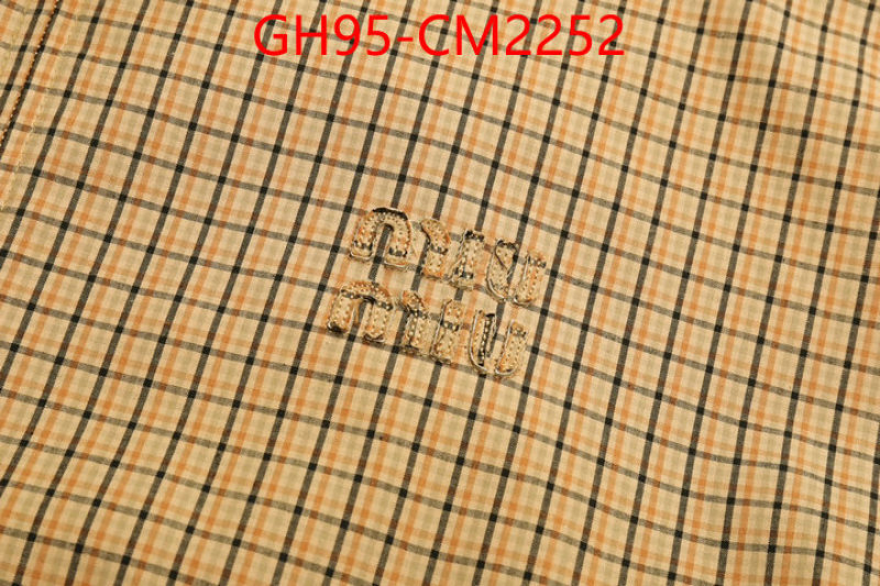 Clothing-MIU MIU buy high-quality fake ID: CM2252 $: 95USD