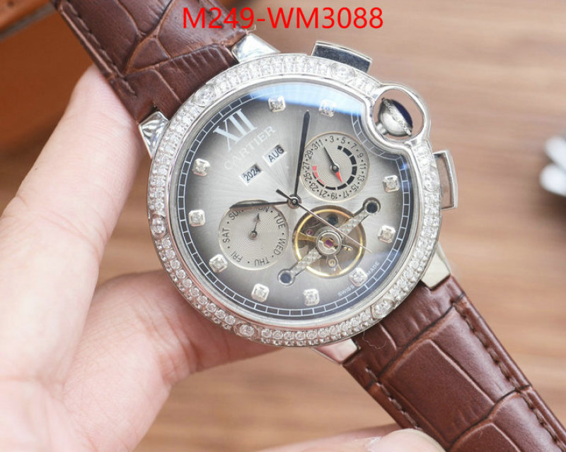 Watch(TOP)-Cartier luxury cheap ID: WM3088 $: 249USD-shoes yupoo Watch(TOP)-Cartier luxury cheap ID: WM3088 $: 249USD