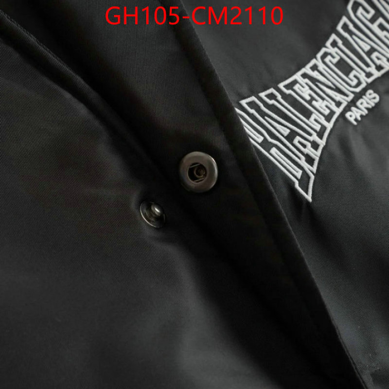 Clothing-Balenciaga 1:1 replica wholesale ID: CM2110 $: 105USD