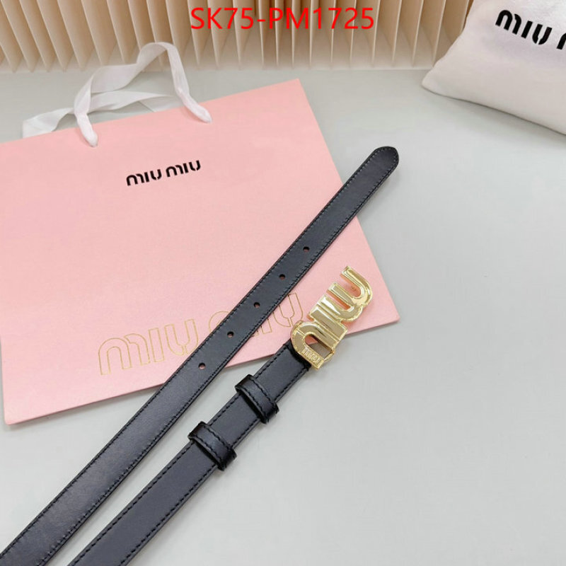 Belts-MIU MIU buy the best high quality replica ID: PM1725 $: 75USD