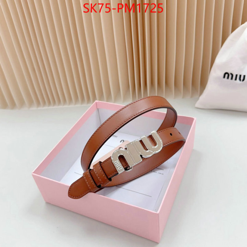 Belts-MIU MIU buy the best high quality replica ID: PM1725 $: 75USD