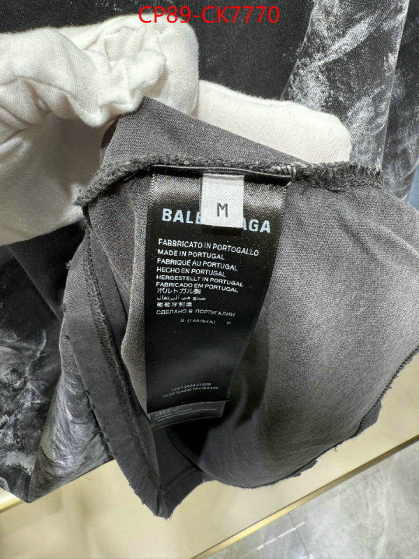 Clothing-Balenciaga where to buy high quality ID: CK7770 $: 89USD