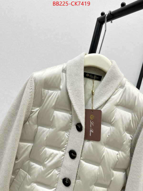 Down jacket Women-Loro Piana best replica new style ID: CK7419 $: 225USD