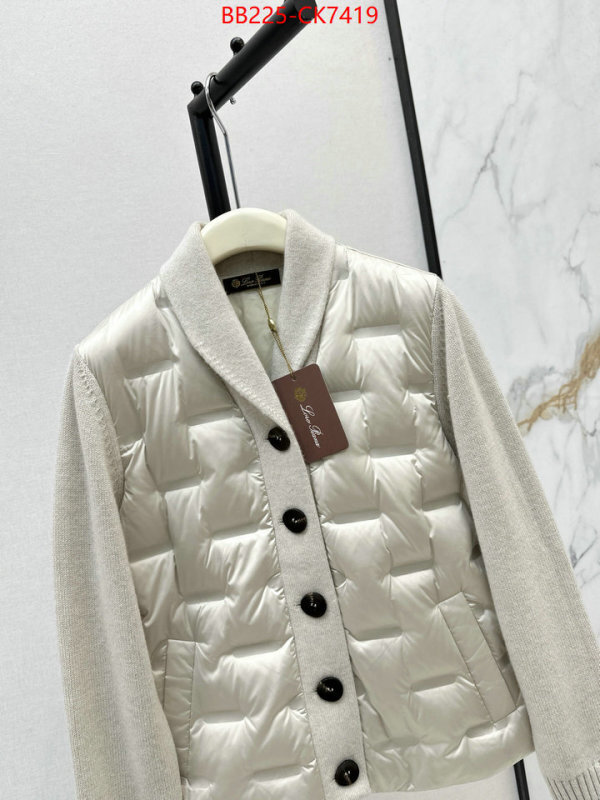 Down jacket Women-Loro Piana best replica new style ID: CK7419 $: 225USD