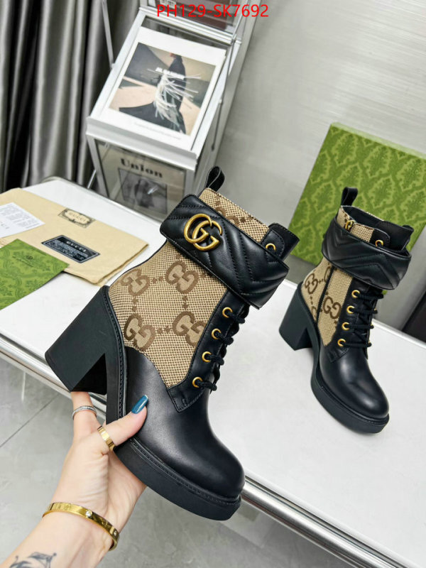 Women Shoes-Gucci where to buy replicas ID: SK7692 $: 129USD