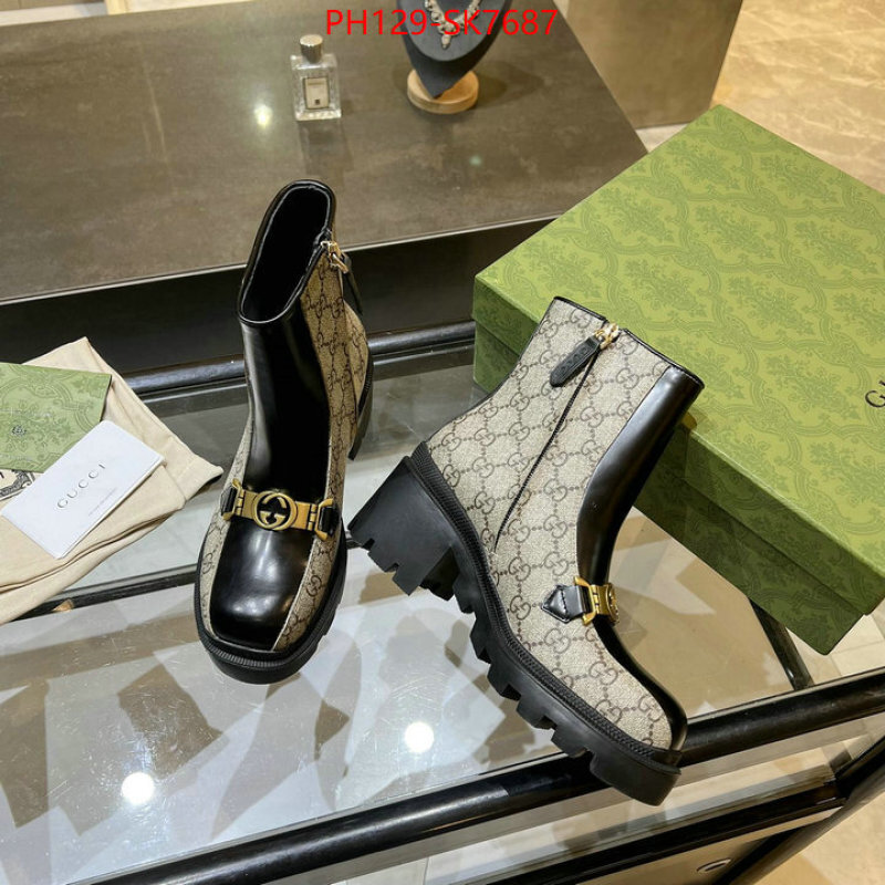 Women Shoes-Gucci buy cheap ID: SK7687 $: 129USD