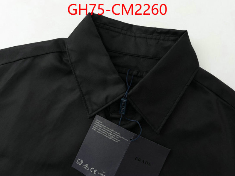 Clothing-Prada replica designer ID: CM2260 $: 75USD